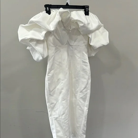 Line & Dot Samara Dress in Off White